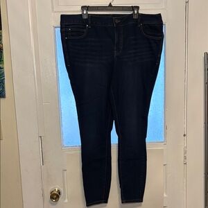 Maurice’s Ever Flex Mid Fit Dark Blue Women's Jeans Size 18w Reg
